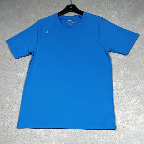 Rhone T-Shirt Mens Size Medium Blue Short Sleeve Performance Crew Neck Training - Picture 1 of 13